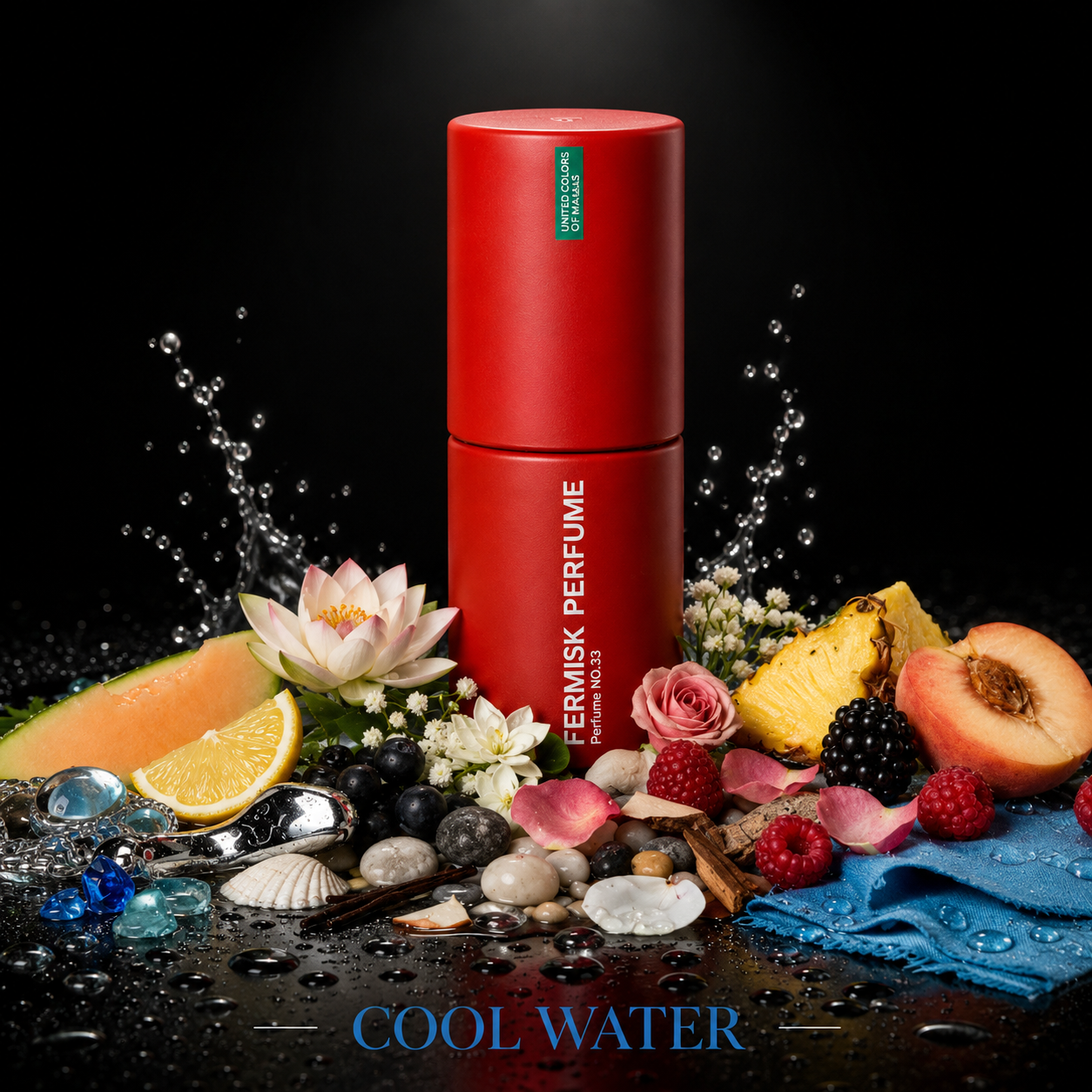 عطر فرمیسک زنانه مدل Cool Water شماره 3 حجم ۱۰ میلی لیتر