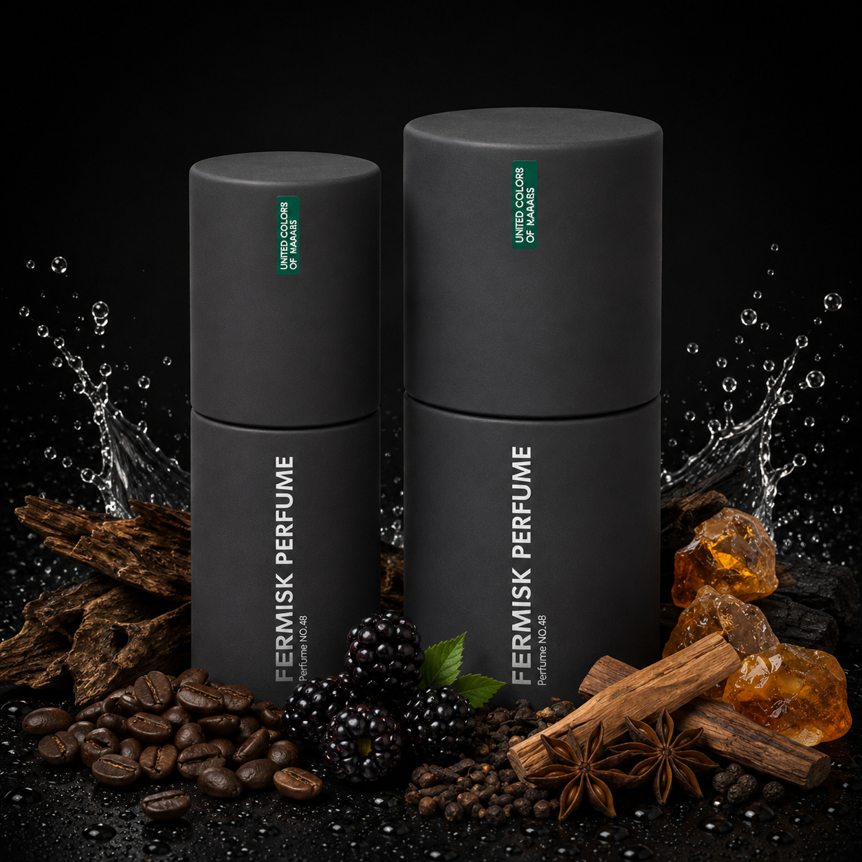 پک اقتصادی عطر فرمیسک اسپرت مدل Black Afgano شماره 24 حجم 30 و 10 میلی لیتر